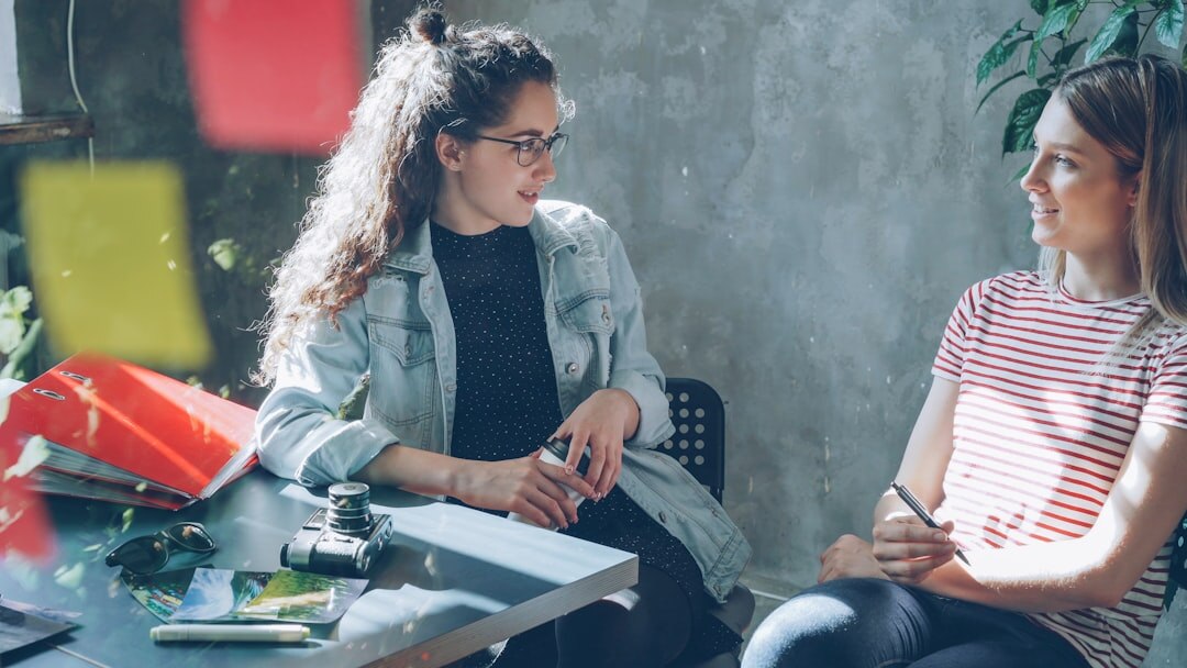 people having conversation